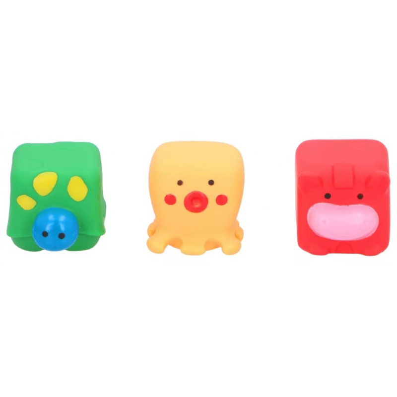 Set 3 jucării baie Eddy Toys animale - imagine 2