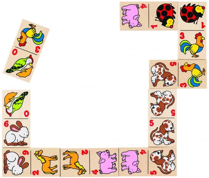 Domino Animalele Goki | Joc educativ
