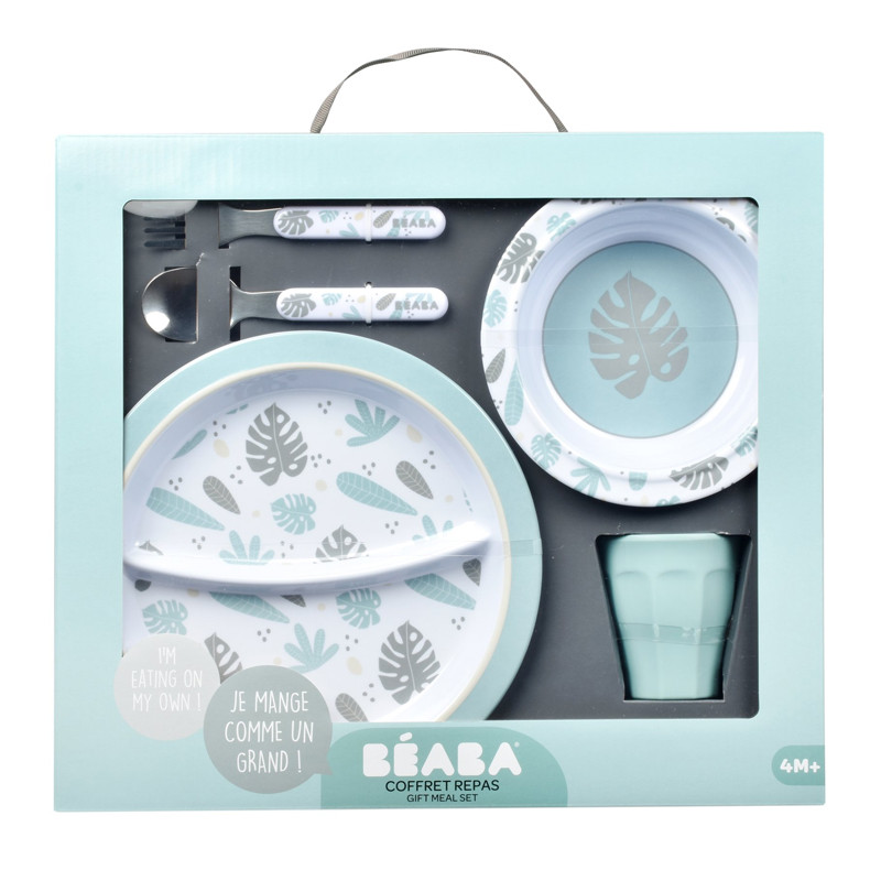Set masă cadou Jungle Beaba, 5 piese - imagine 2