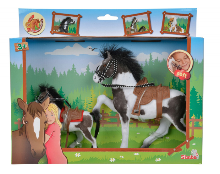 Simba Cal Champ Beauty Horse Negru, Set Jucărie
