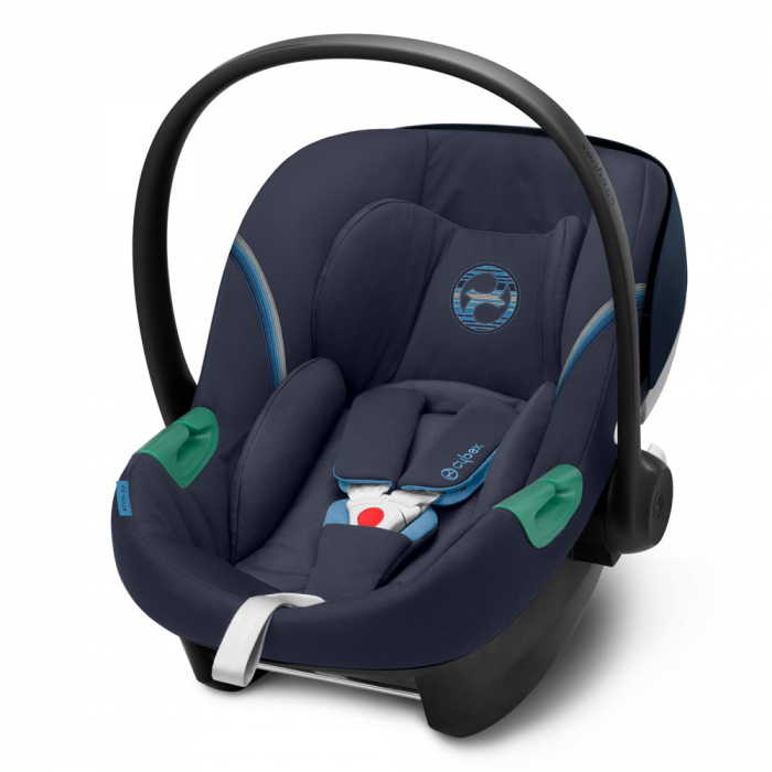 Scoica Auto Cybex Aton S2 i-Size Navy Blue, Siguranță Premium