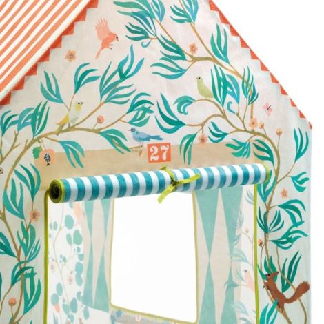 Djeco Casa Tinou - Cort Copii cu Design Floral - imagine 2