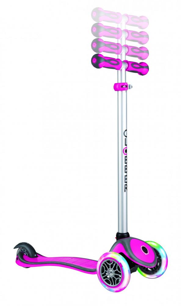 Trotineta Globber Evo Comfort 4in1 Roz LED - imagine 4
