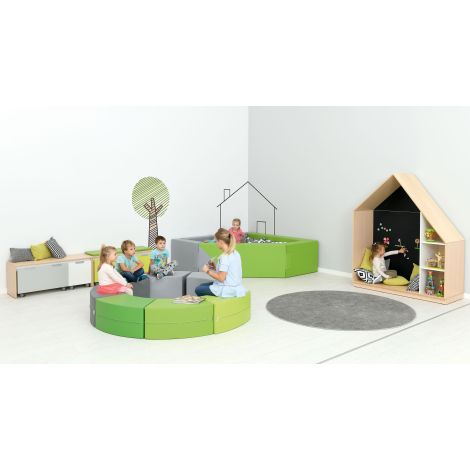 Dulap Casută Quadro Artar cu Tablă Magnetică | Moje Bambino - imagine 7