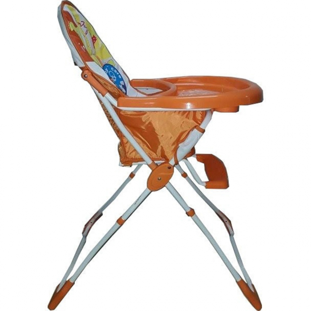 Scaun Masa Baby Care Portocaliu Pliabil cu Siguranță