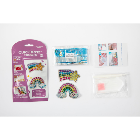 Set Diamond Dotz Stea Cometa și Curcubeu - Rapid și Creativ - imagine 3
