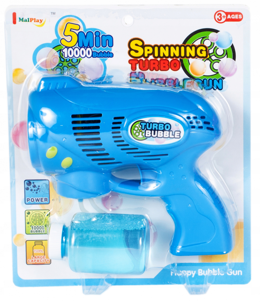 Pistol Baloane Sapun Turbo Bubble Malplay
