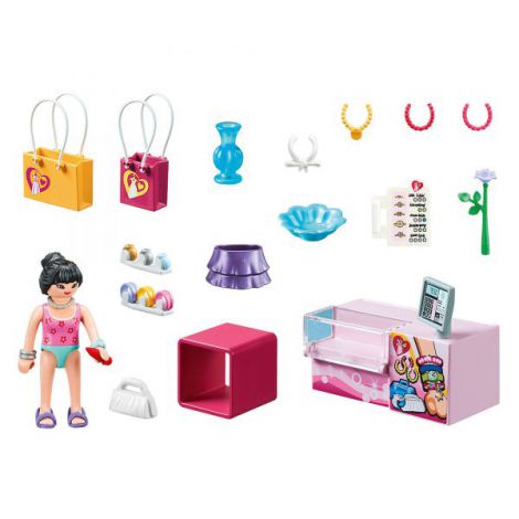 Playmobil Accesorii Modă, Set Stand Vânzare, City Life - imagine 3