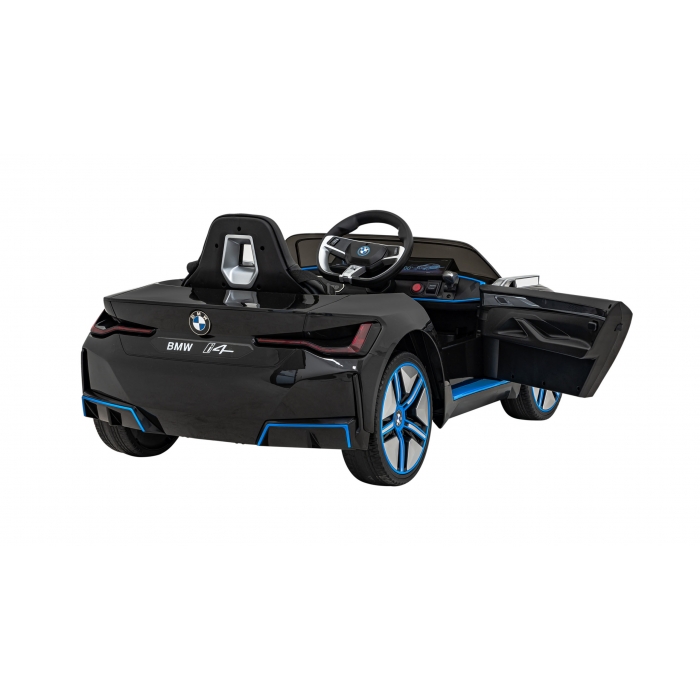BMW I4 Electrică Copii | 50W, Telecomandă, Negru