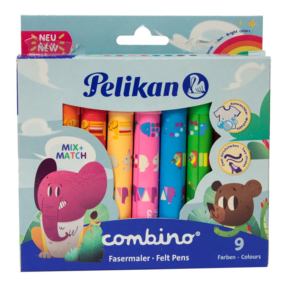 Set carioci Pelikan Combino Super, 9 buc