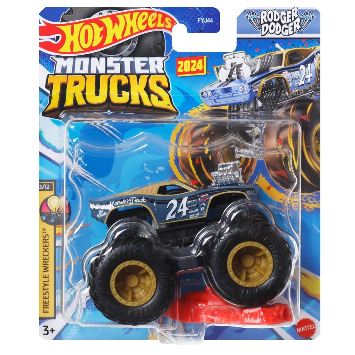 Hot Wheels Monster Truck Rodger Dodger HTM59