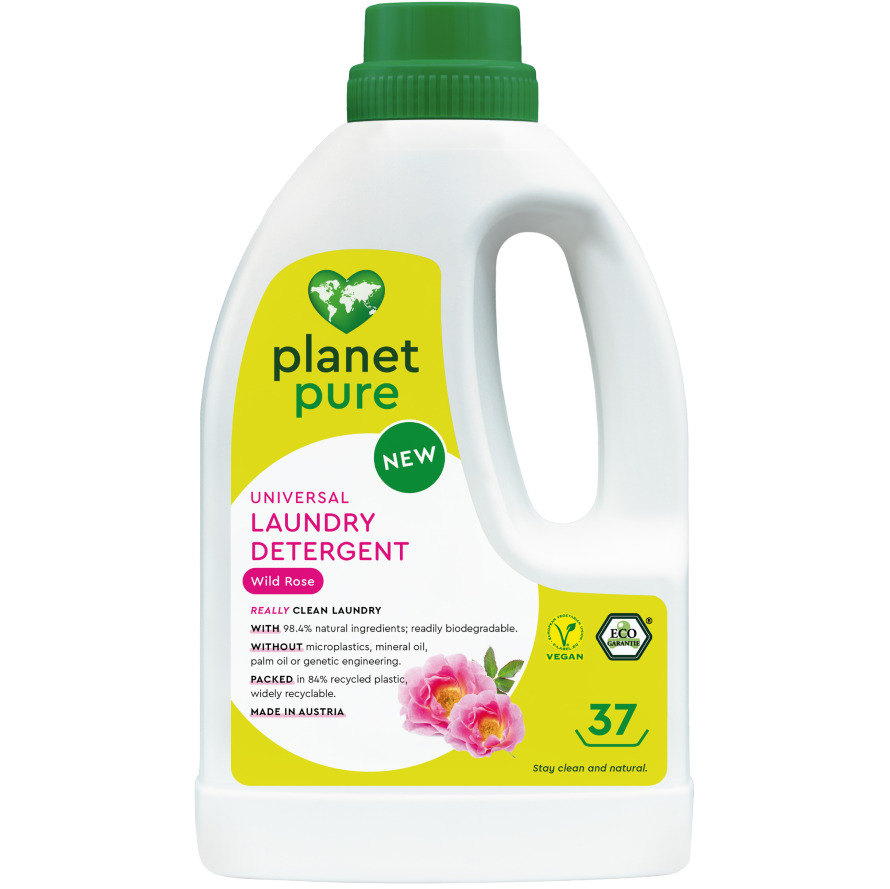 Detergent Bio Rufe Trandafir Sălbatic Planet Pure - imagine 2
