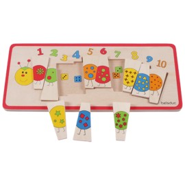 Puzzle Lemn Omida cu Numere Beleduc - imagine 2