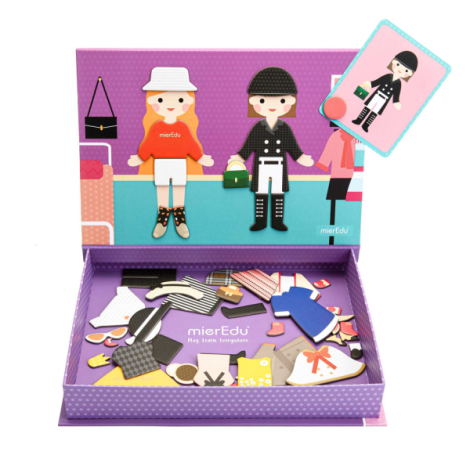 Joc Puzzle Magnetic Mieredu Imbracaminte Creativ - imagine 3