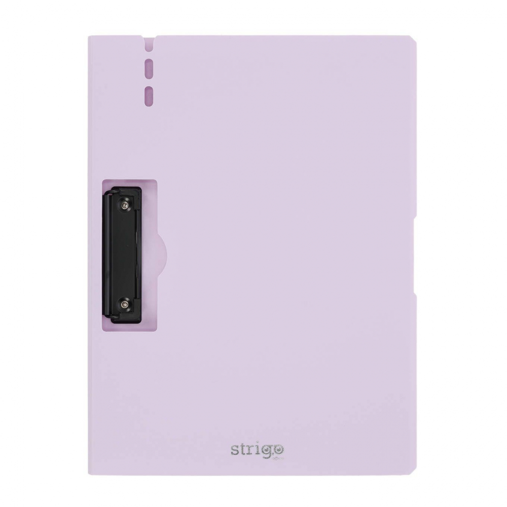 Clipboard Strigo Vertical A4 Mov | Clip Metalic & Suport Stilou