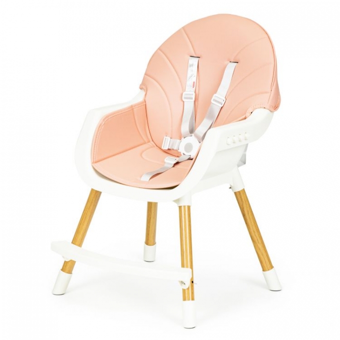 Scaun de masa 2 in 1 Ecotoys HA-004 Roz Reglabil - imagine 5