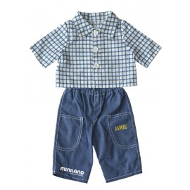Costum Jeans Papusi 32 cm Miniland | Jucărie Educativă