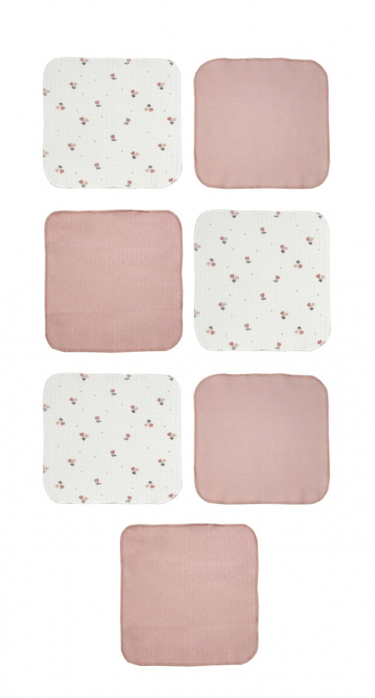 Set 7 Batistute Bumbac BabyCosy Roz