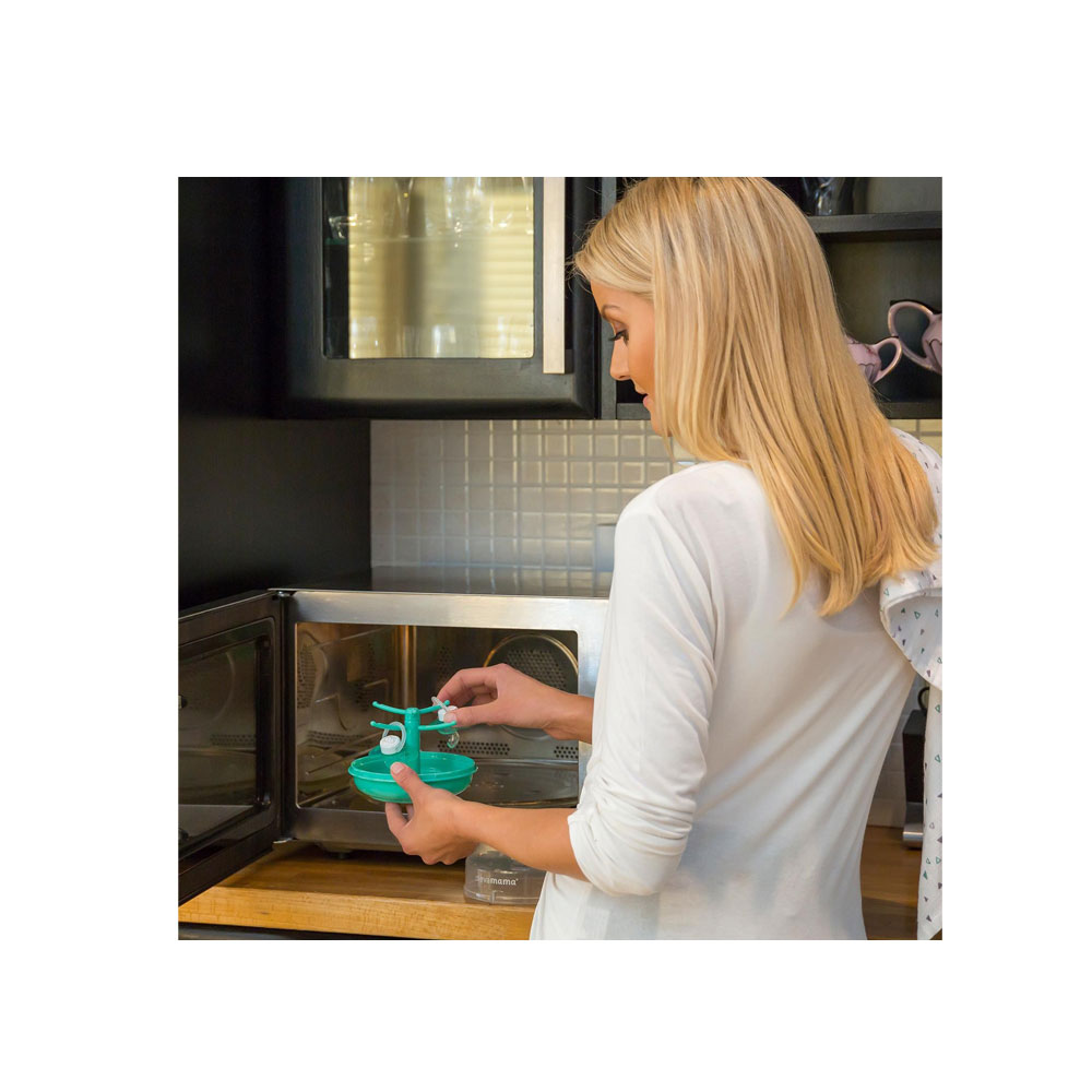 Sterilizator Suzețe Clevamama Turcoaz, 60 sec