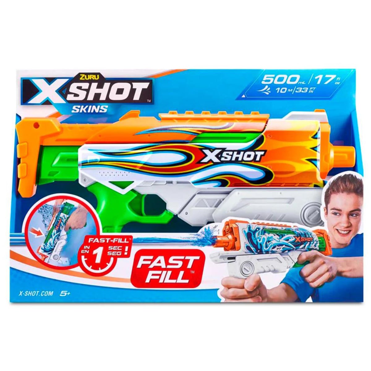 X-Shot Hyperload Blazer | Pistol cu Apă Încărcare Rapidă