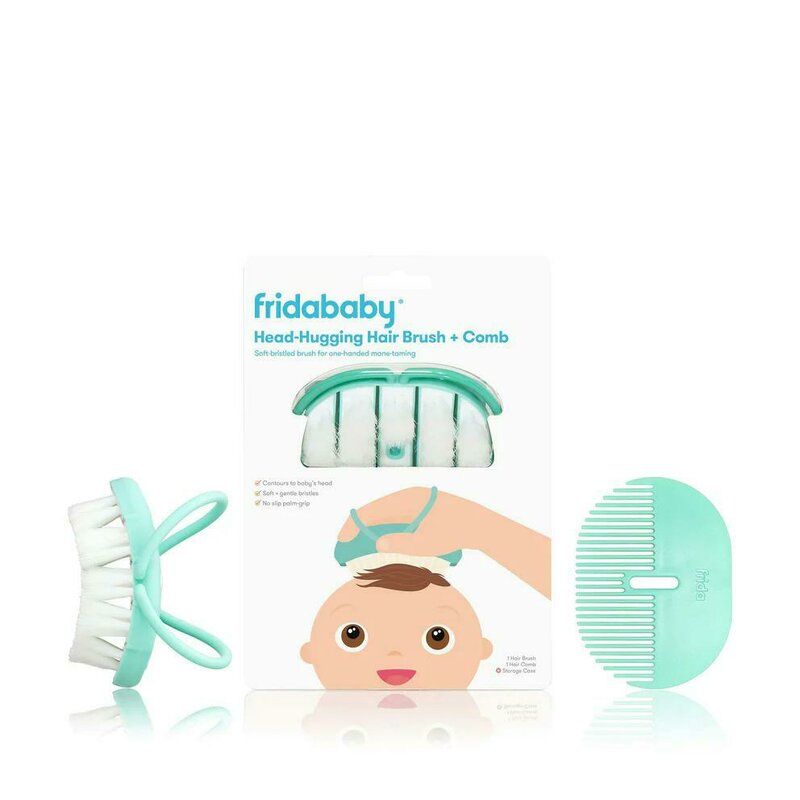 Set igiena Fridababy cu perie și pieptane, Green