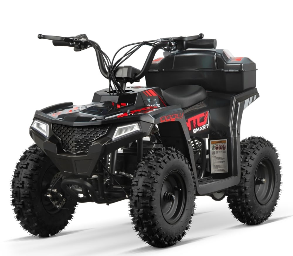ATV electric NITRO E-QUAD Acanto 1000W cu baterie 36V 8Ah Lithium, culoare rosie