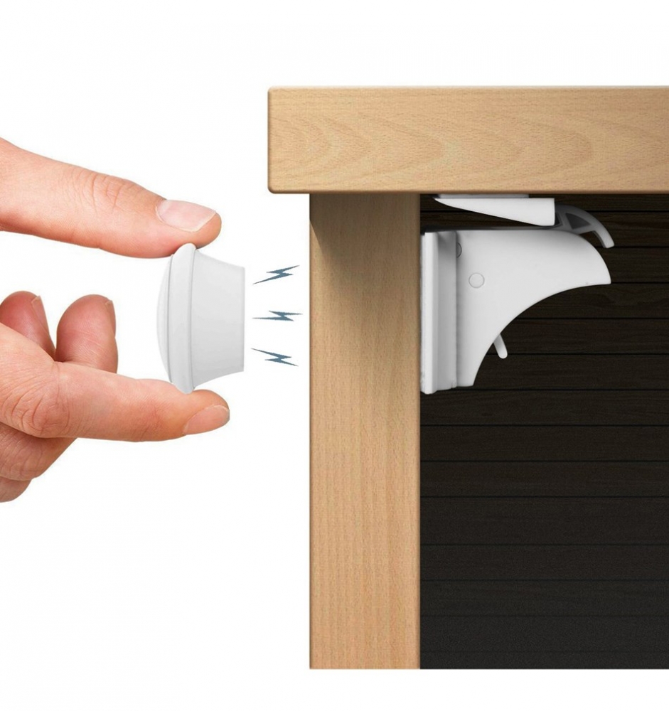 Set 3 Siguranțe Magnetice BabyJem pentru Sertare - imagine 4