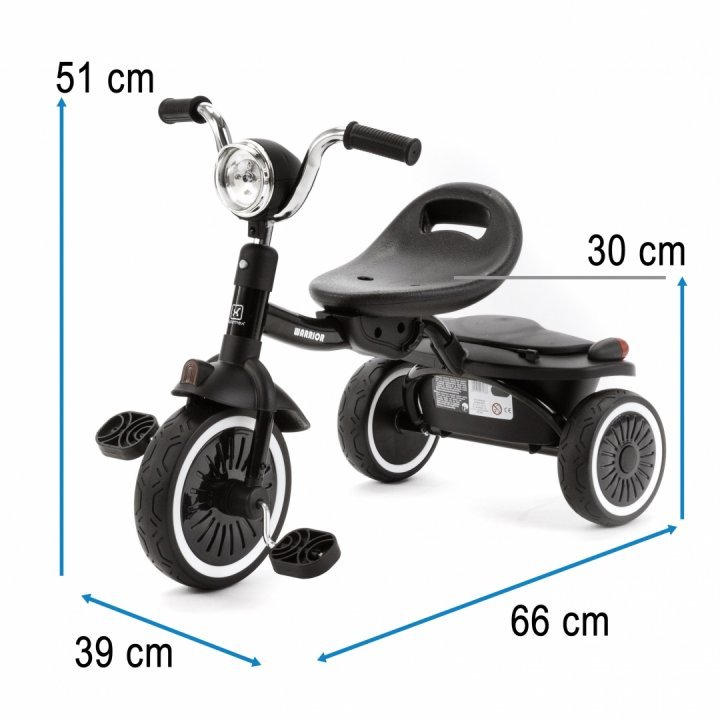 Adamex Warrior Tricicleta Copii cu Far și Sunete - imagine 4