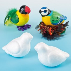 Set 10 Păsări Polistiren Baker Ross | Decoratiune DIY