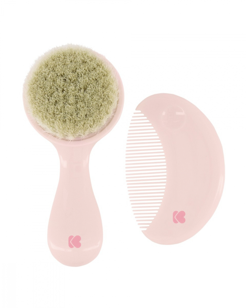 Set Perie și Pieptan KikkaBoo Savanna, Peri Naturali