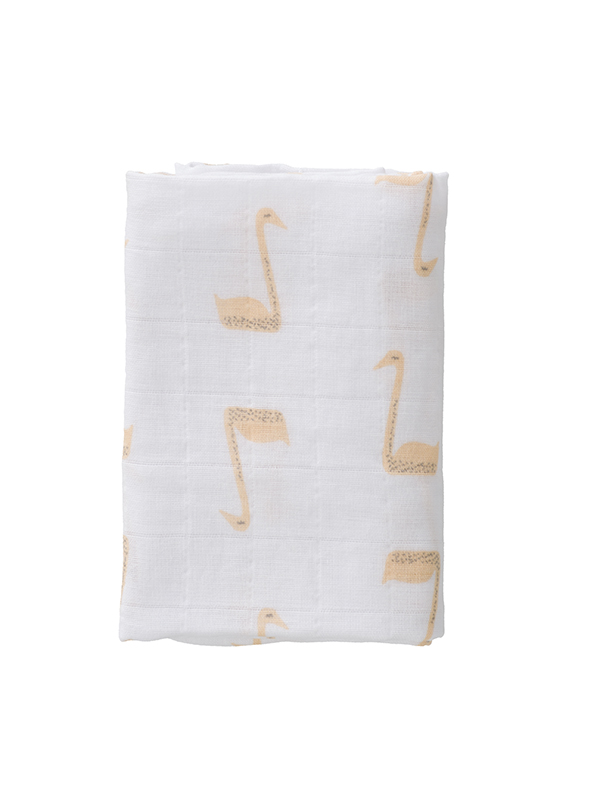 Set 2 museline Fresk Swan, 70x60 cm - imagine 3