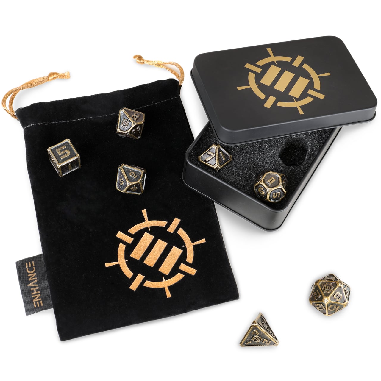 Set Zaruri Metalice Ancient Bronze DnD | Enhance
