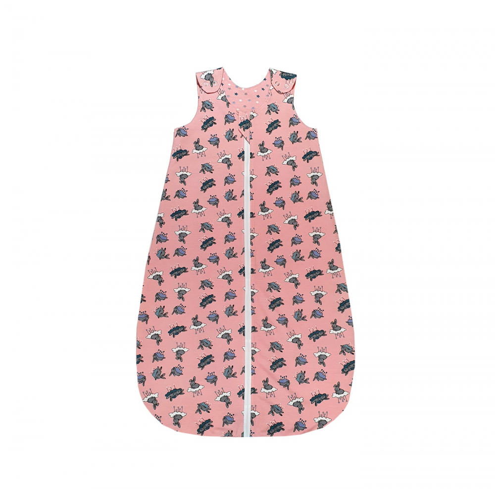 Sac de dormit Bunny Pink 0.8 Tog KidsDecor - imagine 5