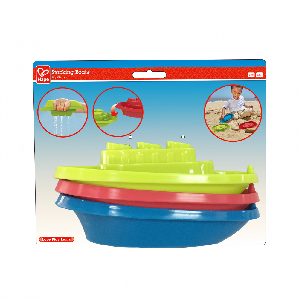 Set 3 barci Hape pentru baie - imagine 2