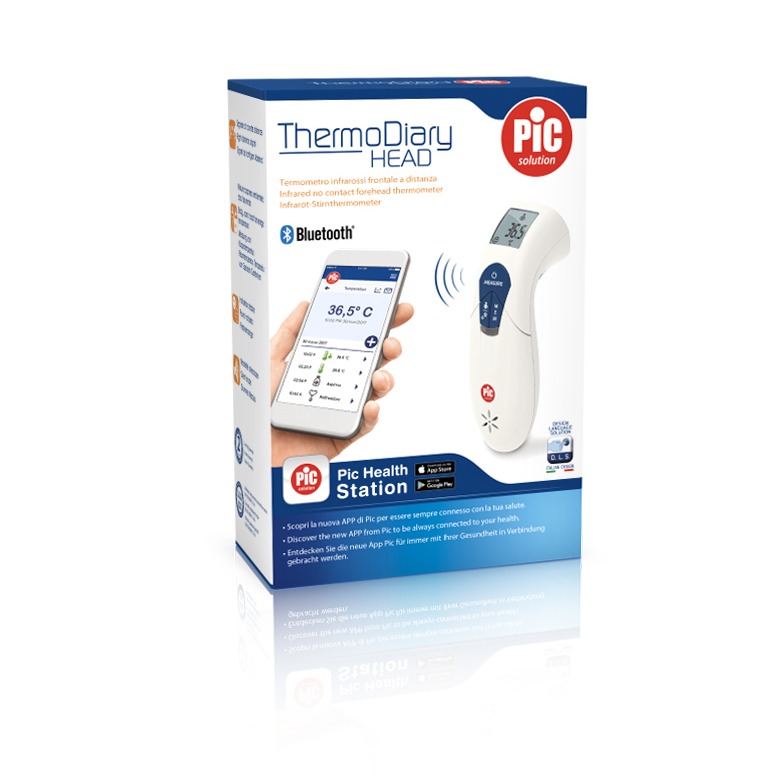 Termometru Infraroșu Thermo Diary Head 6 în 1