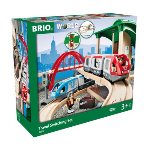 Set Trenuri Călători Brio 33512, 42 Piese - imagine 2