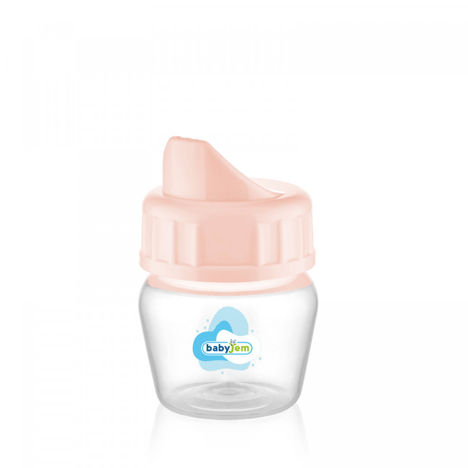 Cana si biberon BabyJem 30 ml, Somon - imagine 2