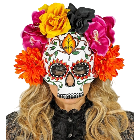 Masca Dia de Los Muertos Widmann - Carnaval - imagine 2