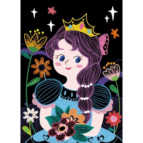 Avenir Mini Scratch Art Printesa - Creativitate - imagine 2