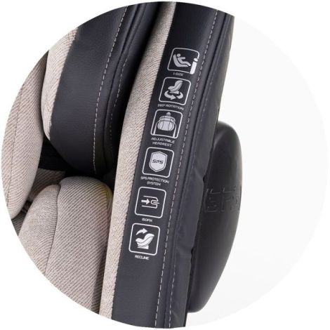 Chipolino Hypnotic I-Size 40-150cm Rotativ 360° - imagine 14