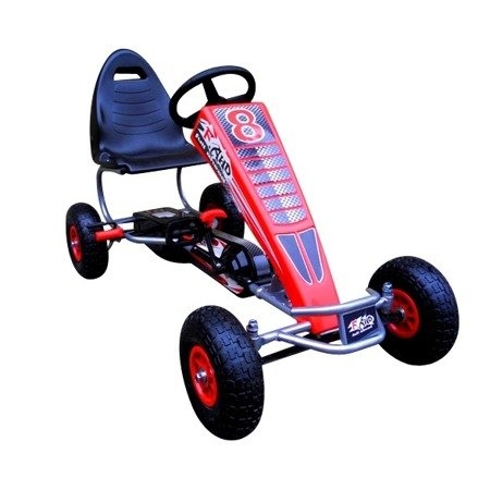 Kart cu pedale G5 R-Sport Roșu 4-10 Ani