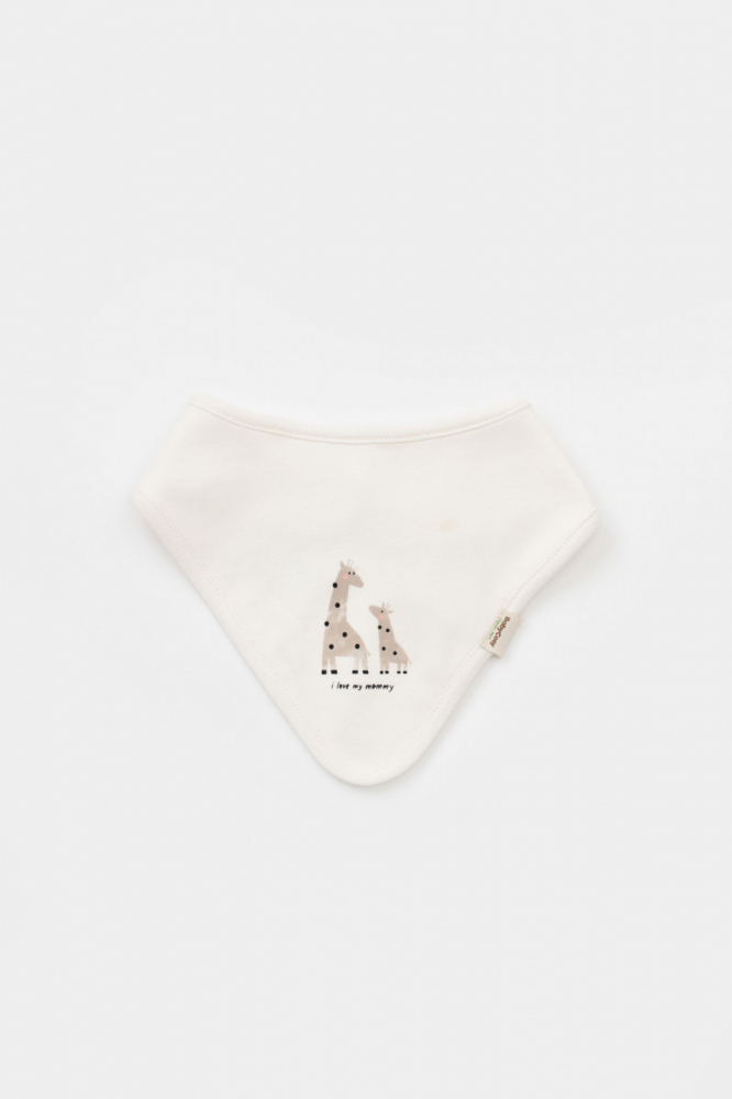 Set 2 Bavete BabyCosy Bumbac Organic Ecru - imagine 4