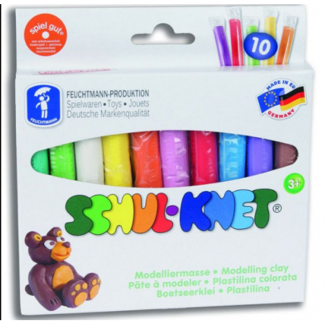 Plastilina Feuchtmann 10 Culori - Non-Toxică