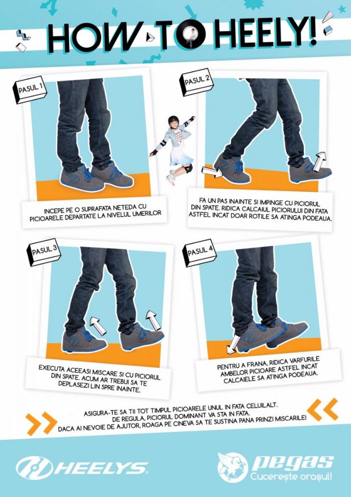 Role Heelys Launch Negru 36.5 - Distracție pe Roți - imagine 4