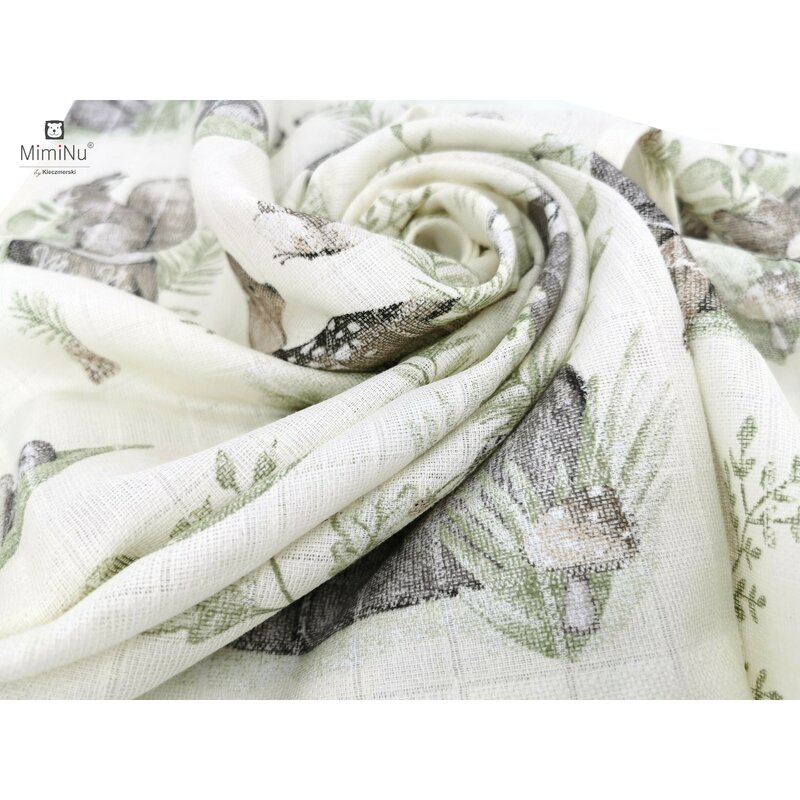 Scutec Tetra Miminu Bumbac 70x80 cm Calm Forest