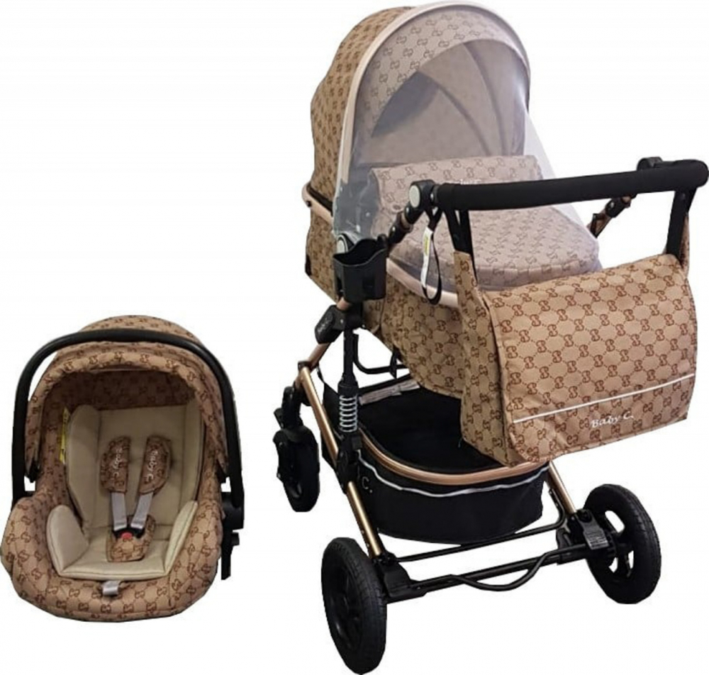 Baby Care Pro 531 Carucior 3in1 Transformabil Bej