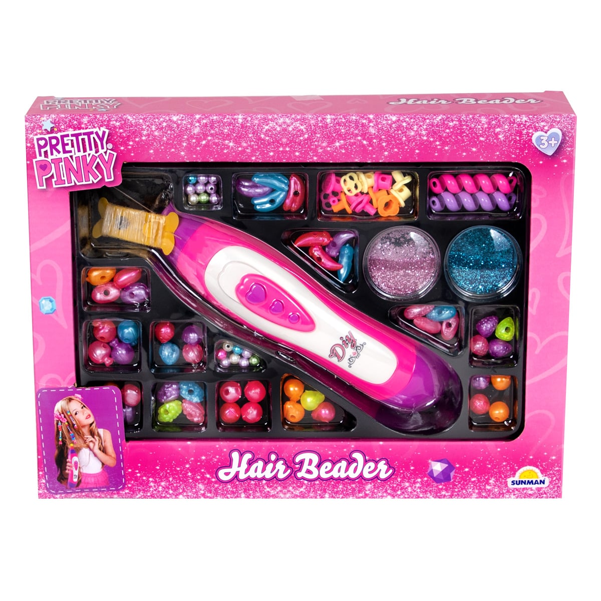 Set Margele Par Pretty Pinky Hair Beaded