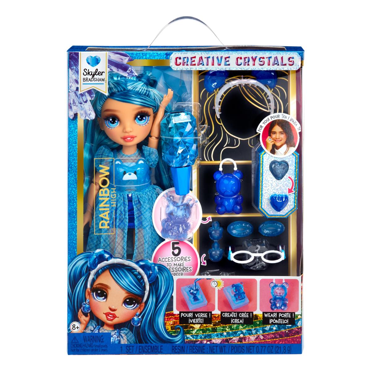Papusa Rainbow High Creative Crystals Skyler