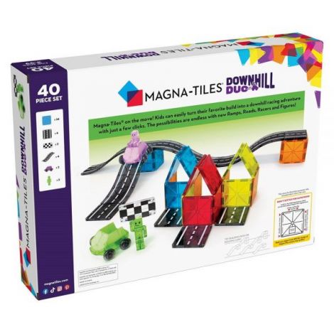 MAGNA-TILES Downhill Duo 40 piese - Curse Magnetice - imagine 8
