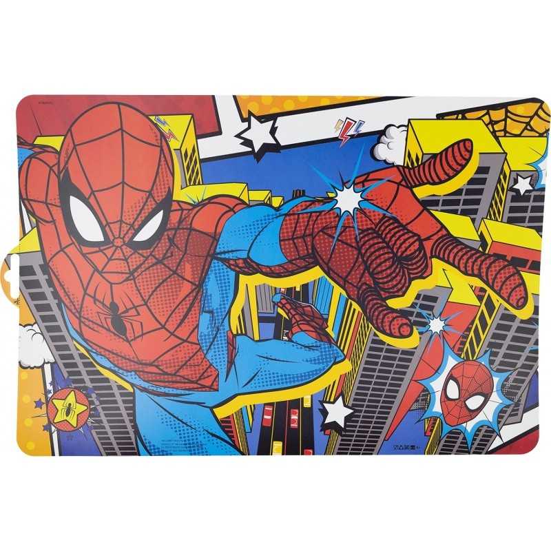 Napron TataWay Spiderman Plastic Alimentar 43x28cm - imagine 2